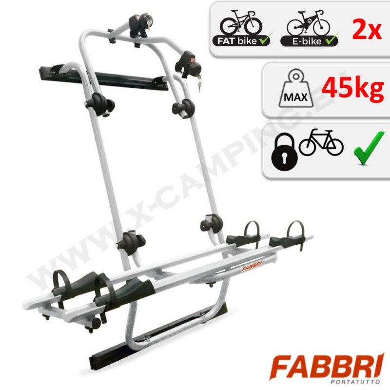 Portabici posteriore Bici OK MTB VAN 6201837 di FABBRI per Ducato Boxer Jumper